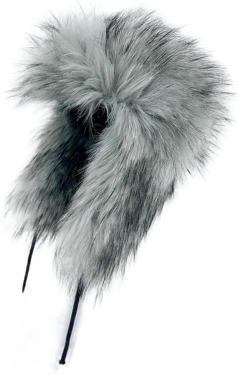 YFJNV Y2K Faux Fur Russian Hat, Soft, Warm Winter Trapper Hat with Earmuffs for Men and Women - Image 3